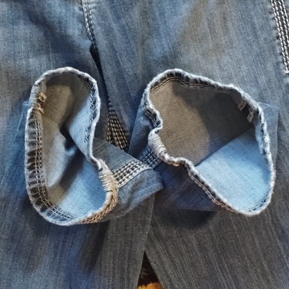 Silver Jeans 17" Suki Surplus Embroidered Flap Pockets 26/29 Women's Denim Jean - Picture 9 of 16